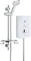 Bristan BL3105 W 10.5 kW Bliss 3 Electric Shower - White [Energy Class A] 220-240 volts Not FOR USA